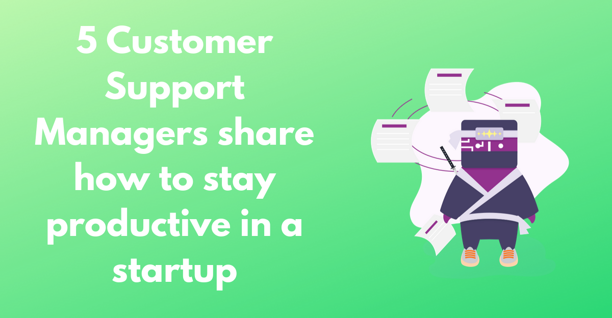 Download Free 5 Customer Support Managers On Staying Productive Working In A Startup PSD Mockup Template
